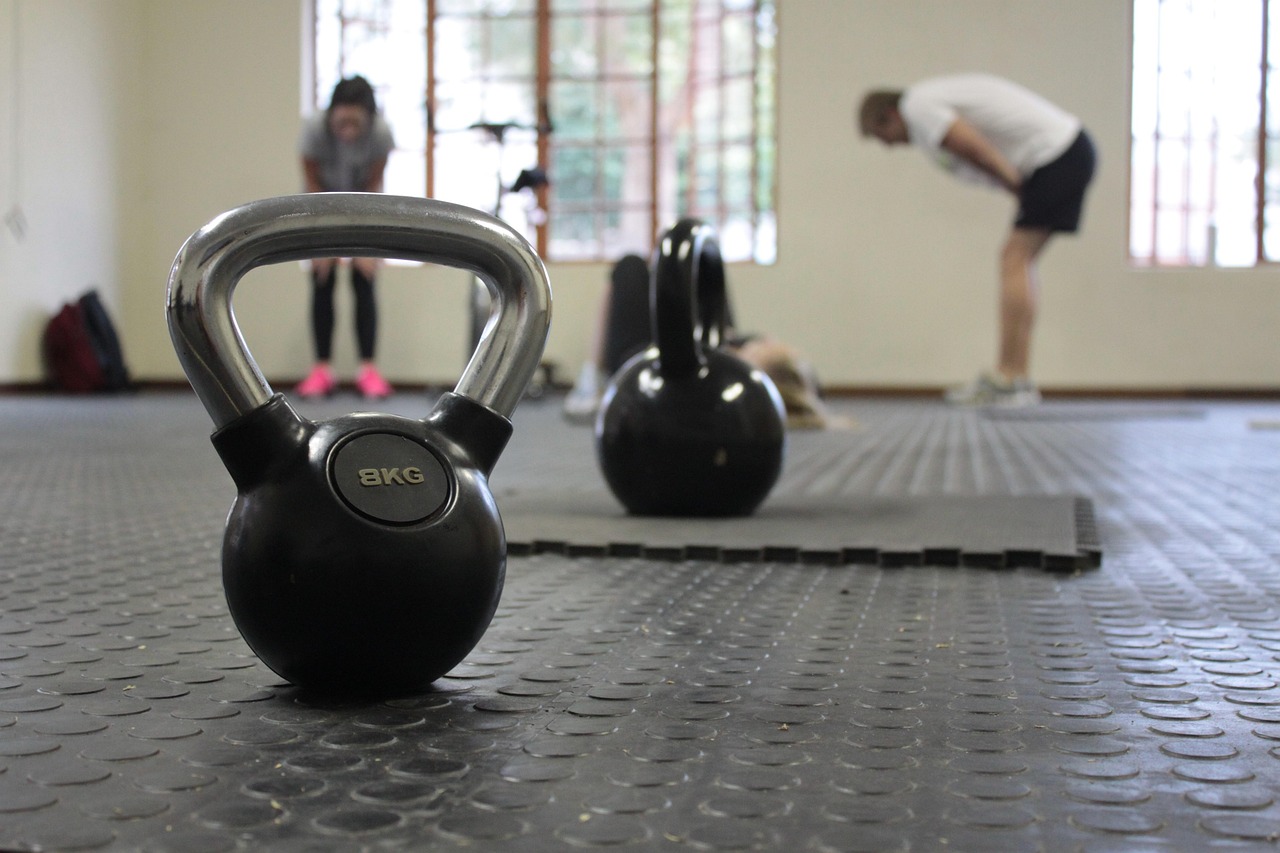 kettlebells